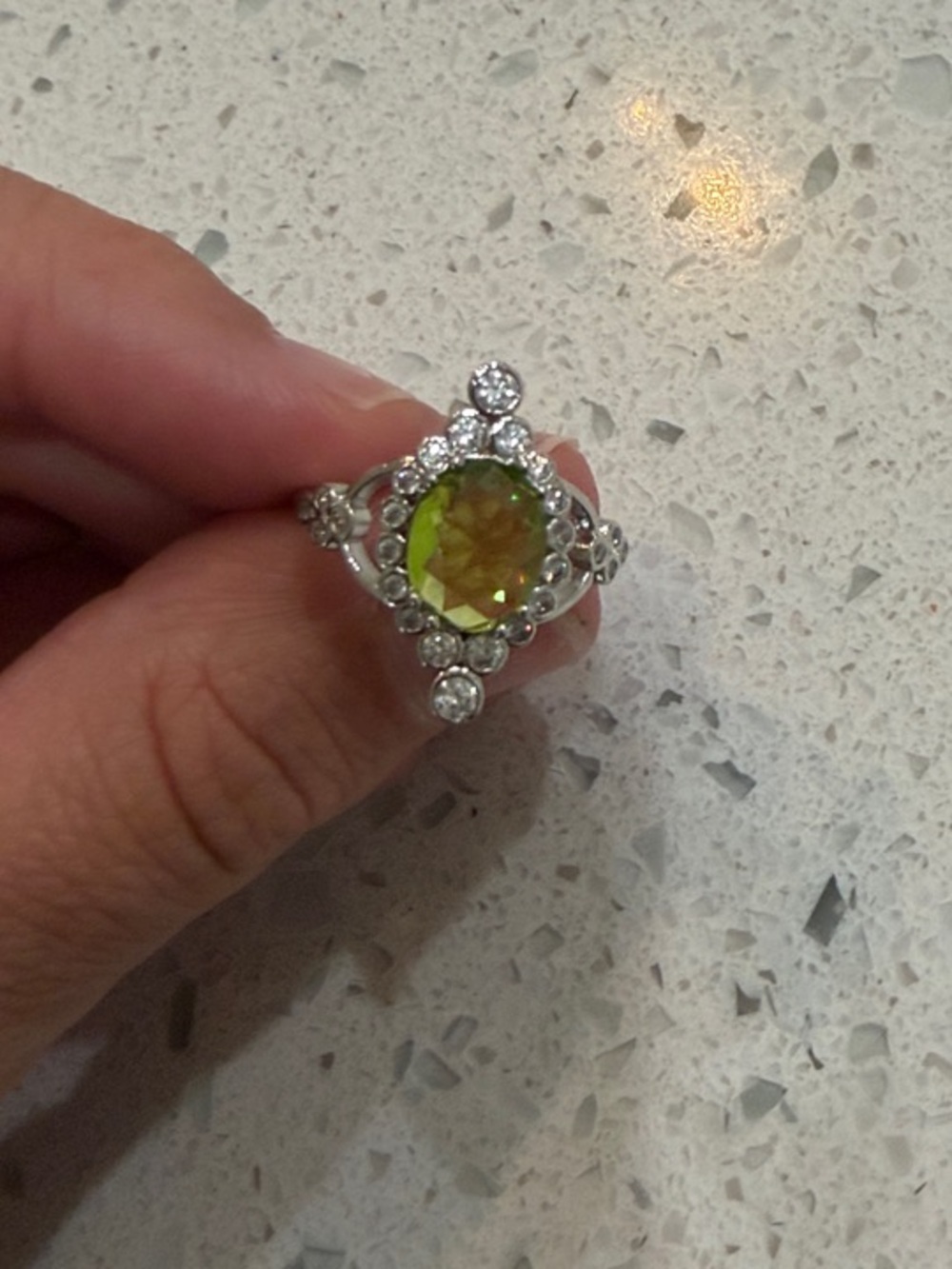 Green Bomb party ring